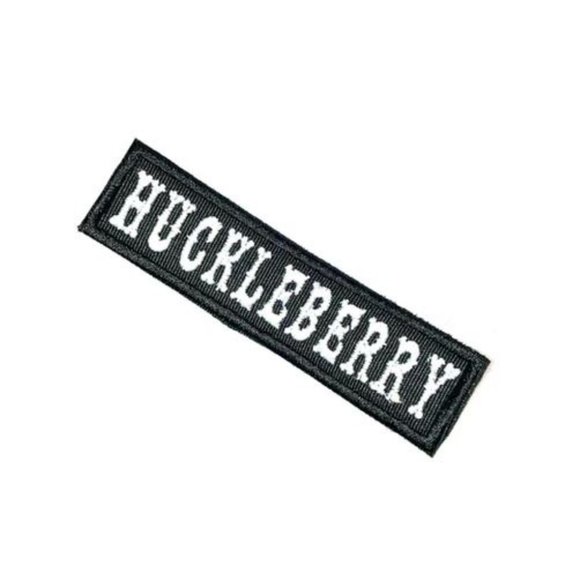 HUCKLEBERRY name badge for your favorite biker who loves Westerns or Tombstone - Picture 1 of 1
